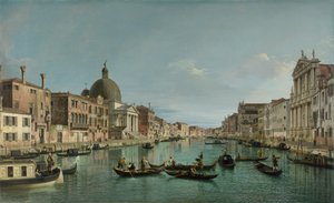 Le Grand Canal à Venise avec San Simeone Piccolo et l